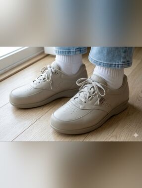 SAS Time Out Bone 12.5 Wide Men's Comfort Shoes Extra Laces